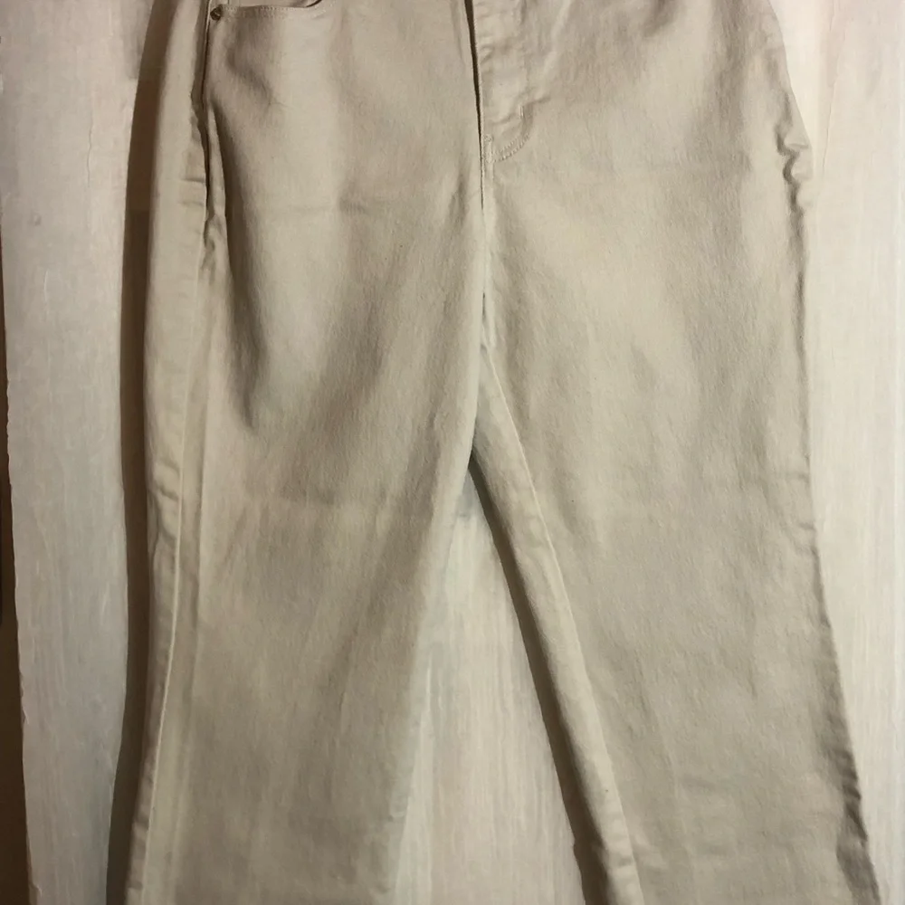 Classic Beige Jeans straight leg. By LA Blues Heavyweight material. - Picture 1 of 5